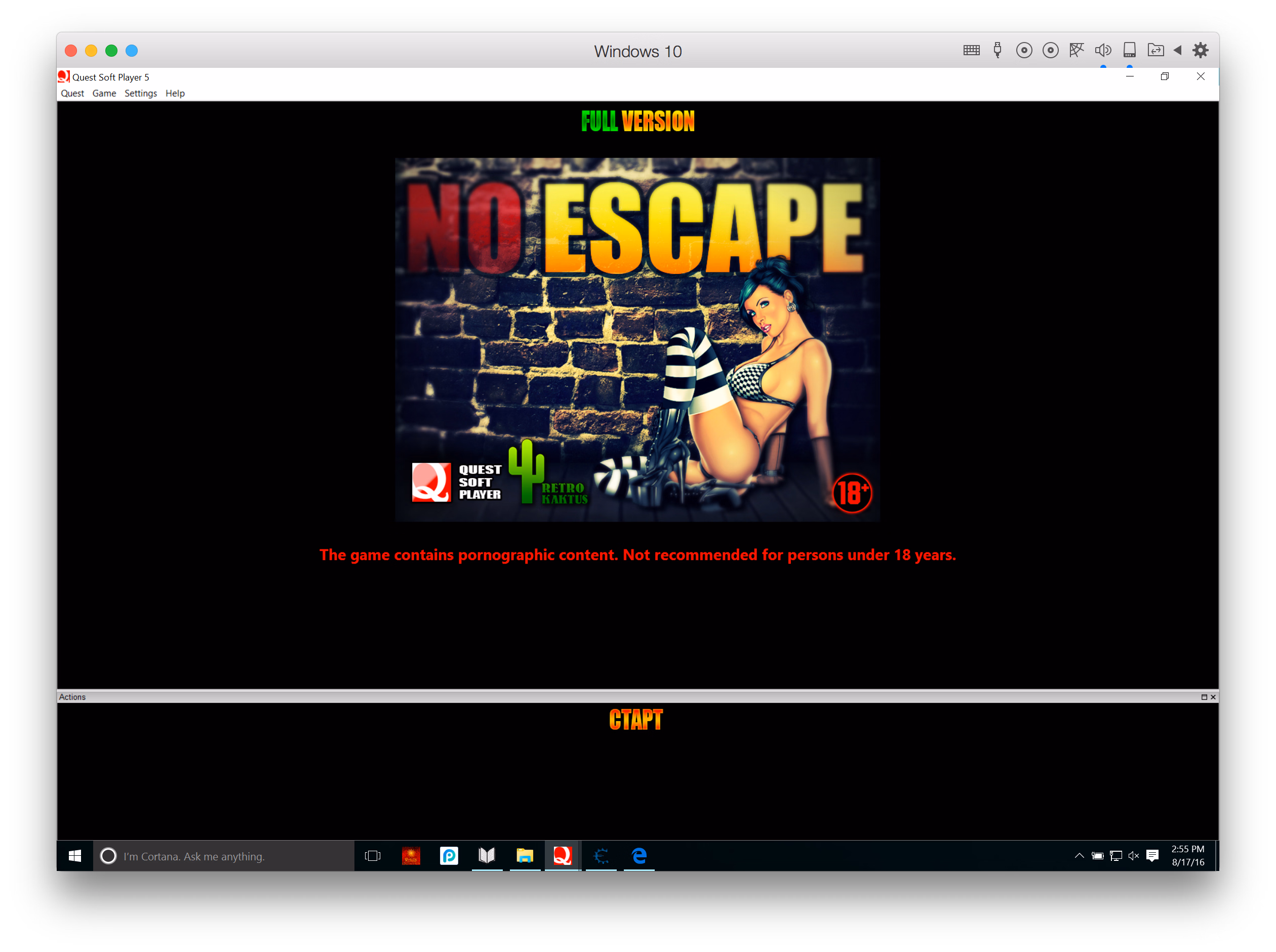 QSP Completed No Escape [Final] [Retro Kaktus] download