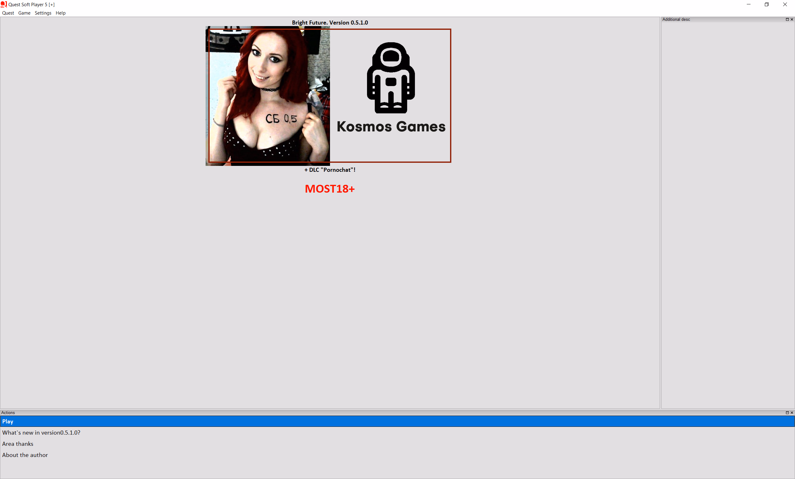 QSP Abandoned Bright Future [v0.5.2.0] [Kosmos Games] download