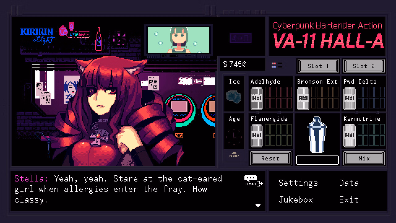 Others Completed VA-11 Hall-A: Cyberpunk Bartender Action [Sukeban Games]