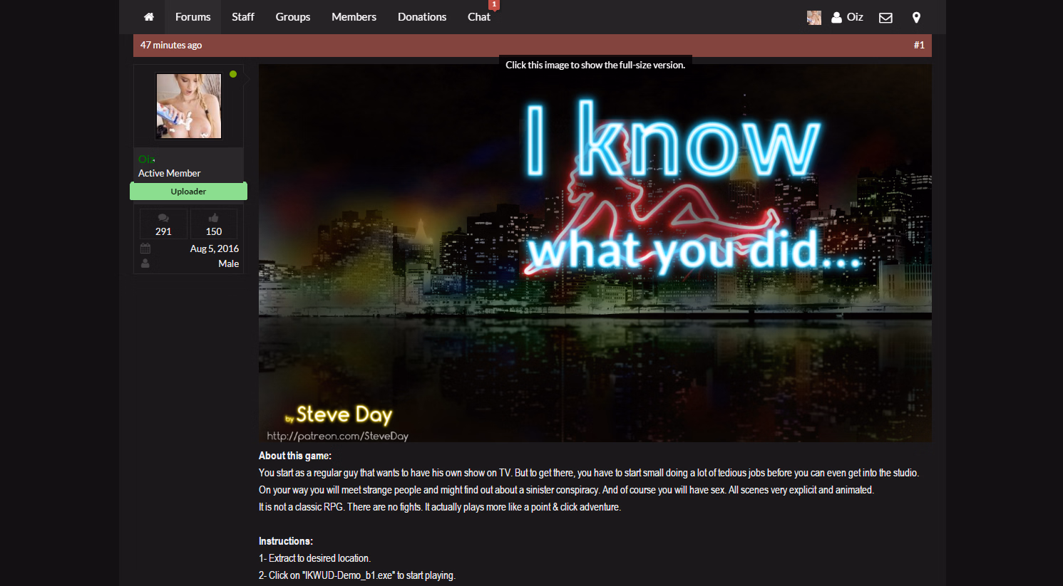 RPGM Abandoned I Know What You Did [Demo B1] [Steve Day]