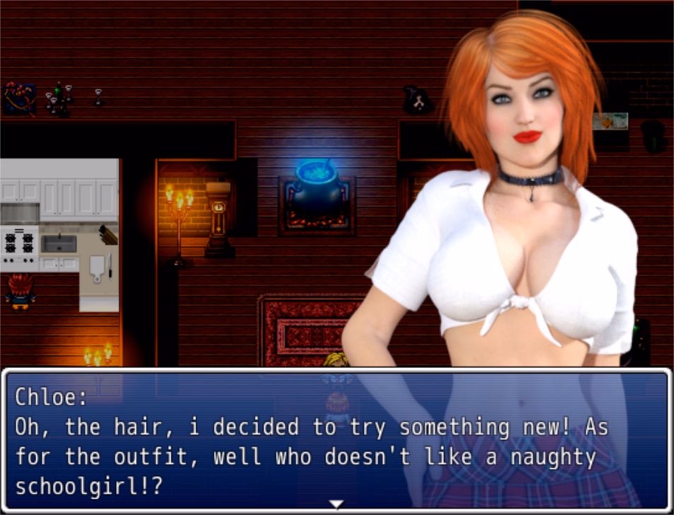 RPGM Completed Officer Chloe Halloween Minigame [Key'] download