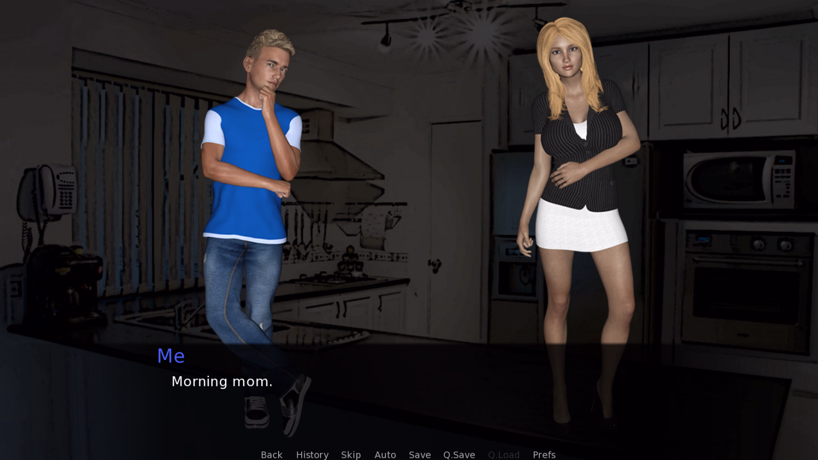 VN Ren'Py Abandoned Mom or Sister [v0.6] [3dmilfworld]