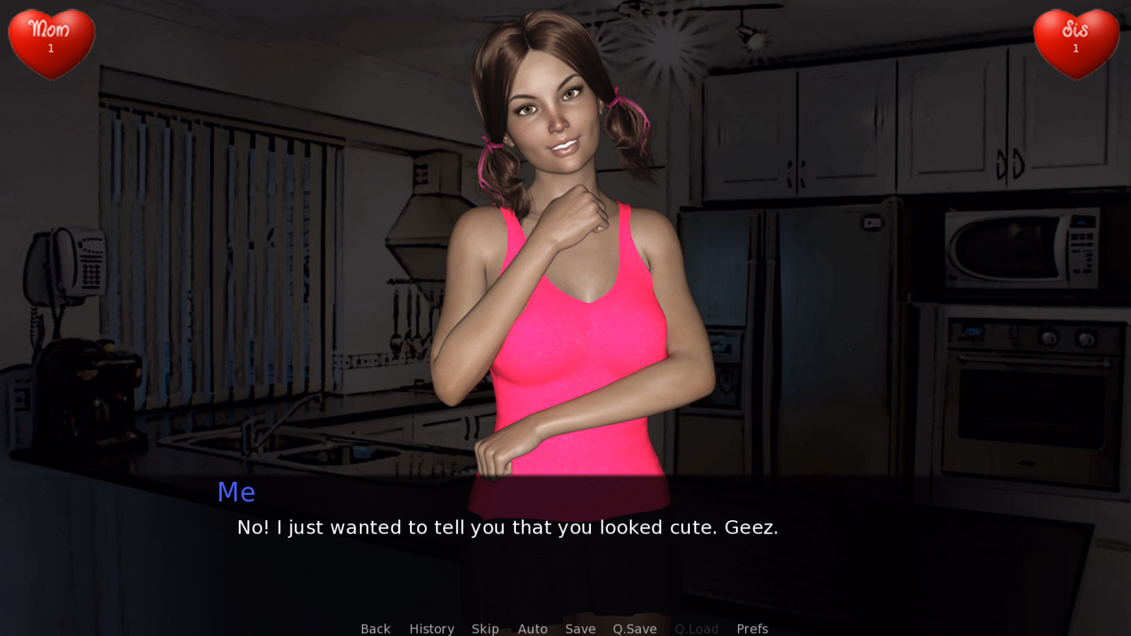 VN Ren'Py Abandoned Mom or Sister [v0.6] [3dmilfworld]