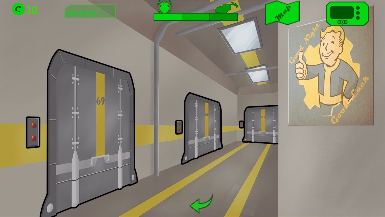 VN Ren'Py Abandoned Fallout: Vault 69 [v0.07c] [Taboo Games]