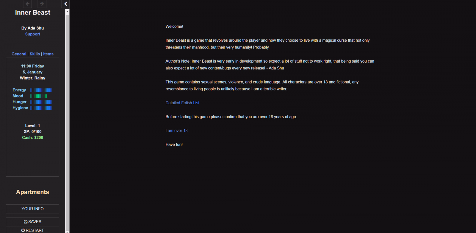 HTML Abandoned Inner Beast [v1.1.0f] [Ada Shu] download