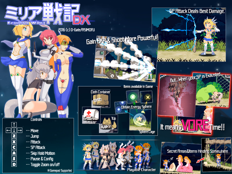 Others Completed Echidna Wars DX [v1.11] [D-Gate]