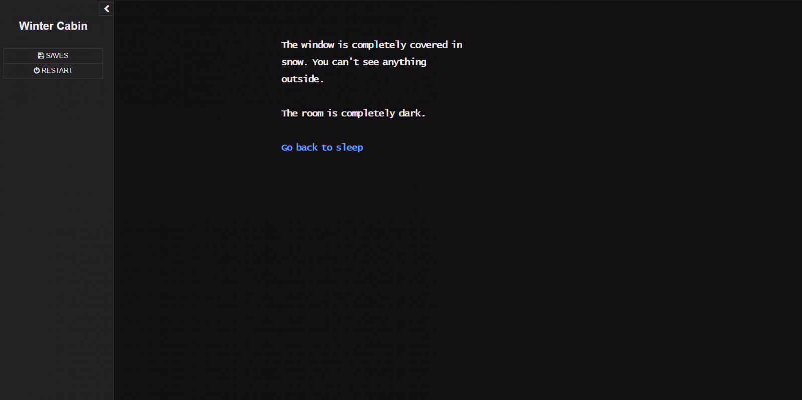 HTML Abandoned Winter Cabin [v0.02] [david123]
