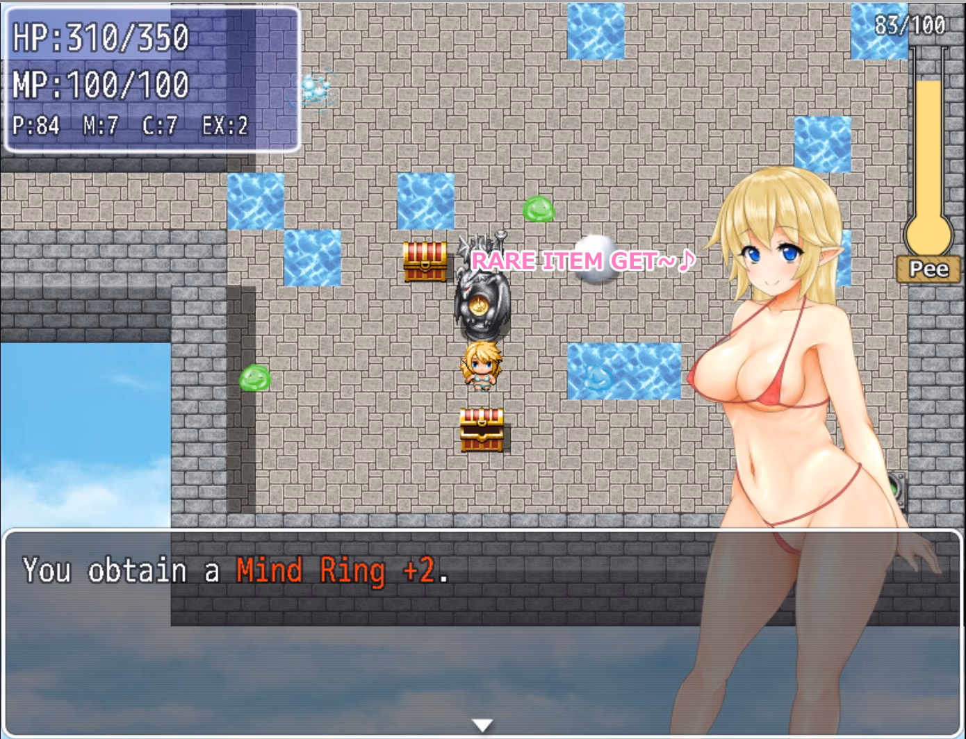 RPGM Completed Erotic Trap Dungeon [Final] [I can not win the girl]