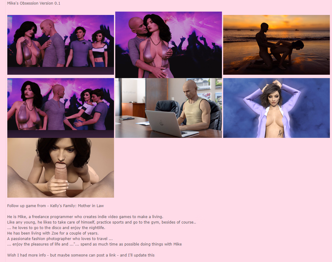 VN Ren'Py Completed Mike's Obsession [K84]
