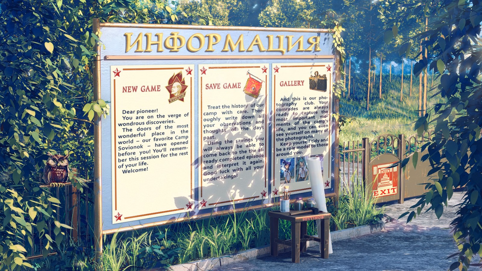 VN Ren'Py Completed Everlasting Summer [Soviet Games]