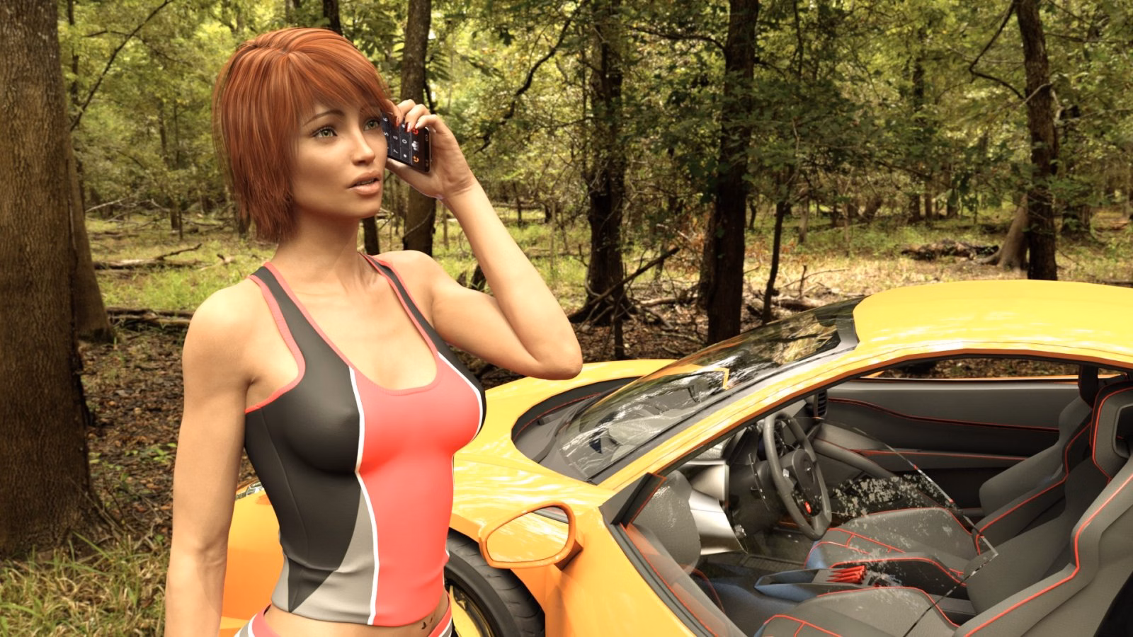 VN Ren'Py Abandoned Just Sam: The Case of Lilly-Anne [Ch. 1] [Vycron Entertainment]