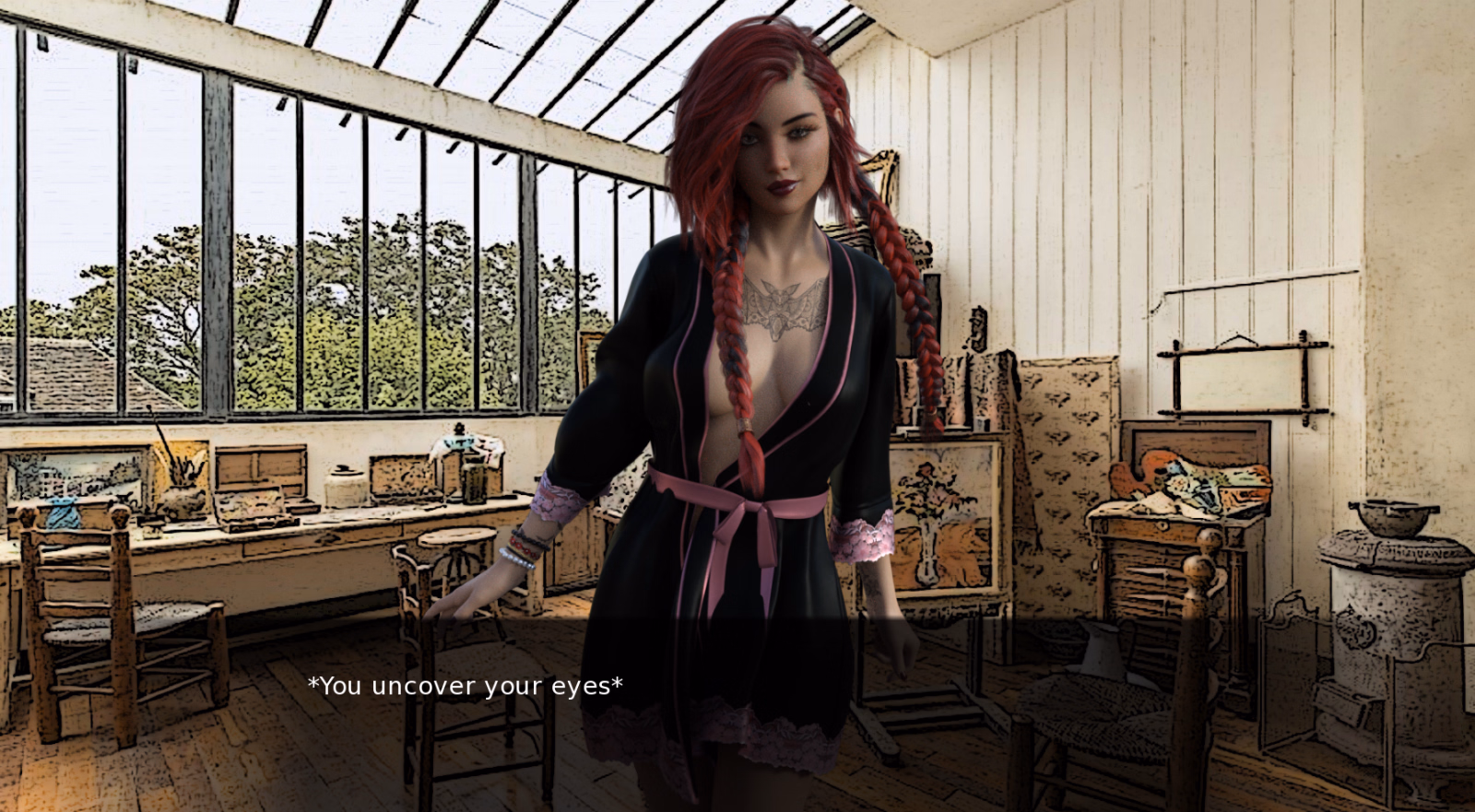 VN Ren'Py Abandoned Soul Of The Paintings [v0.9] [TiDeMooN]