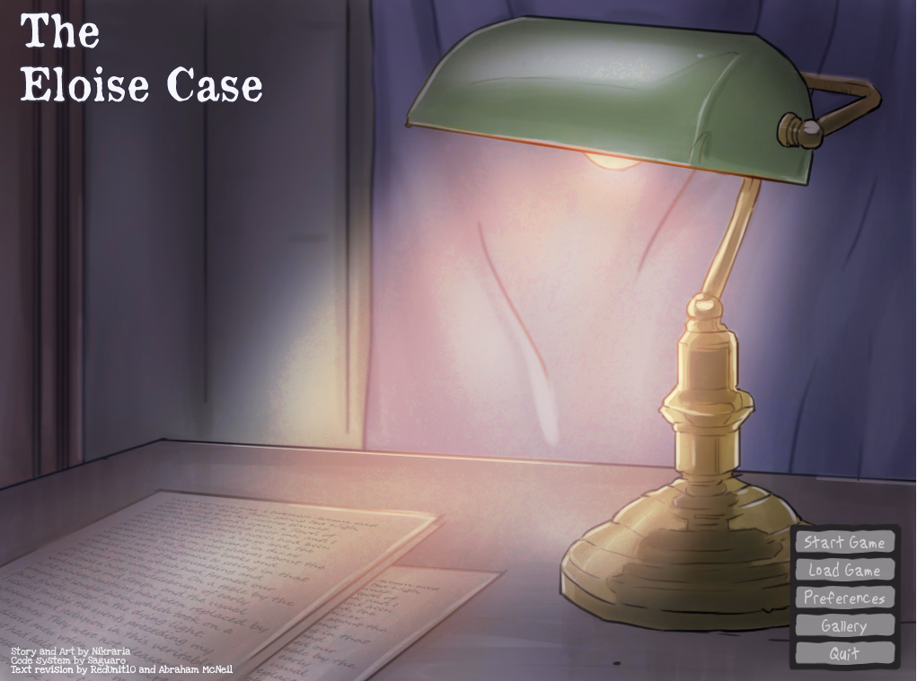 VN Ren'Py Completed The Eloise Case [Nikraria]