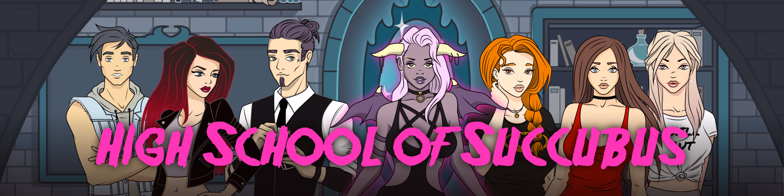 Godot Abandoned High School of Succubus [v1.79] [Two succubi] download