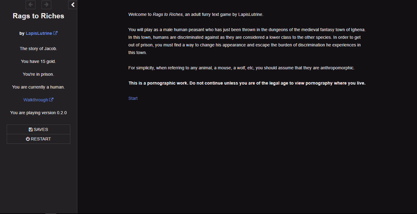 HTML Abandoned Rags to Riches [v0.4.0] [LapisLutrine]