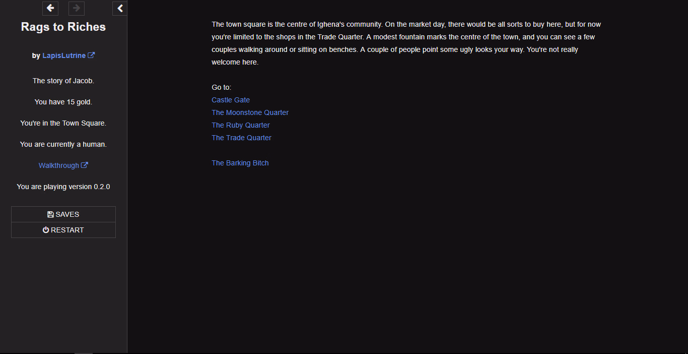 HTML Abandoned Rags to Riches [v0.4.0] [LapisLutrine]
