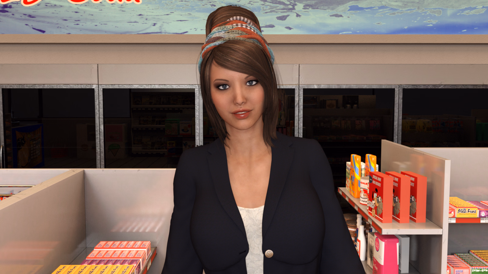 VN Ren'Py Abandoned Office Seduction [v0.5b Final] [tremmiGames]