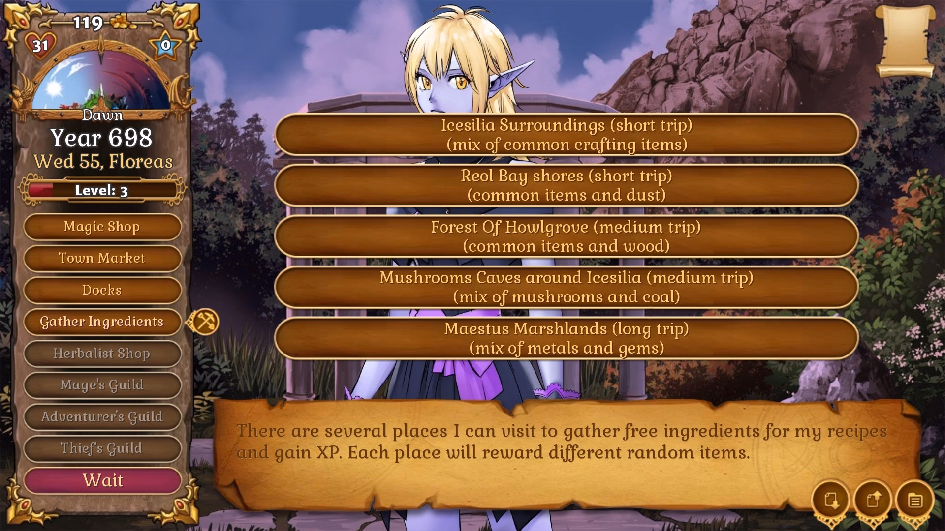 VN Ren'Py Completed Amber's Magic Shop [Winter Wolves]