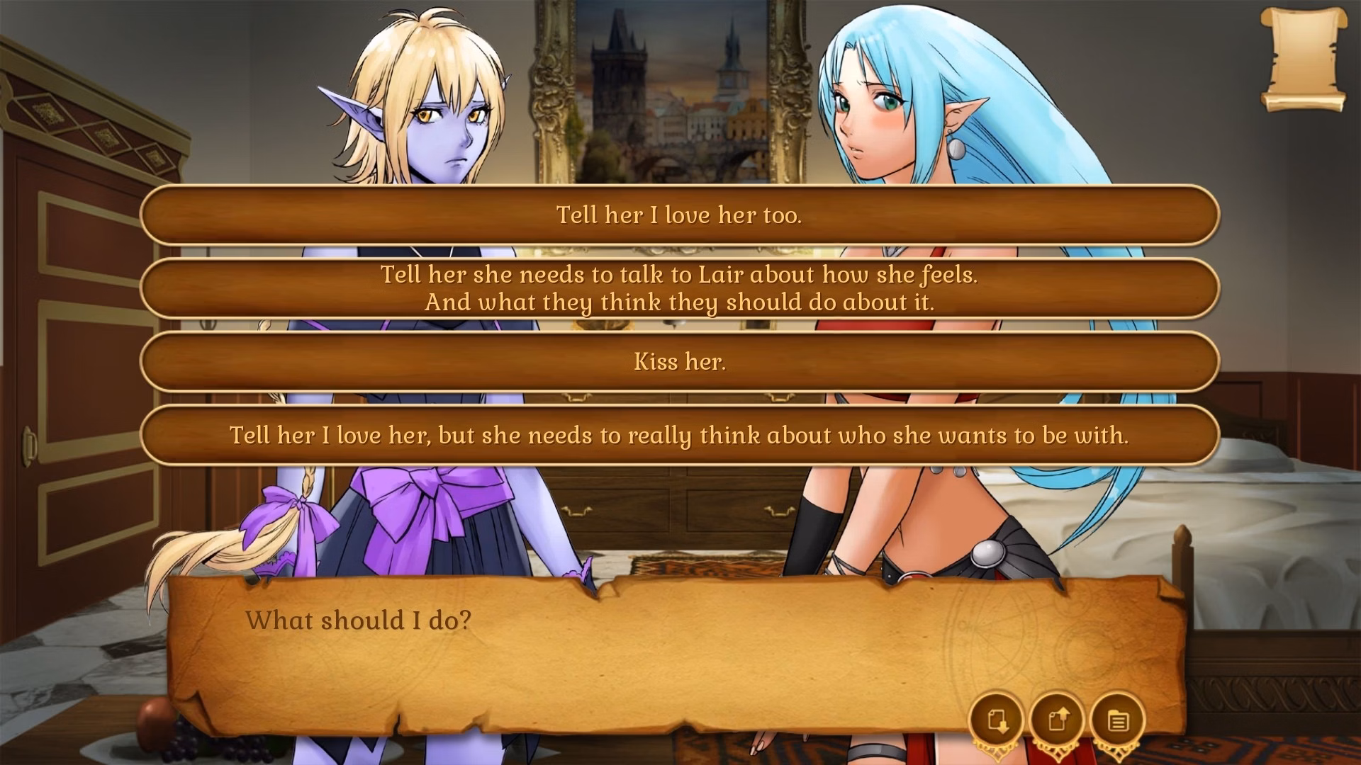 VN Ren'Py Completed Amber's Magic Shop [Winter Wolves]