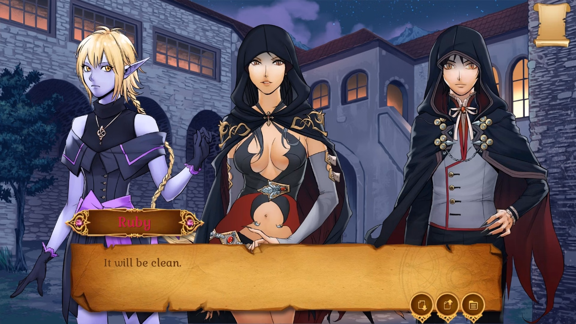VN Ren'Py Completed Amber's Magic Shop [Winter Wolves]