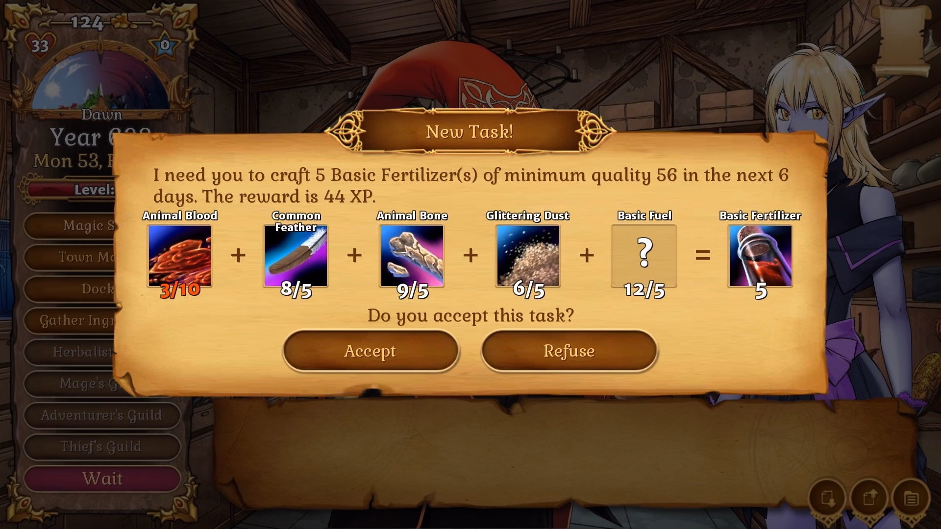 VN Ren'Py Completed Amber's Magic Shop [Winter Wolves]