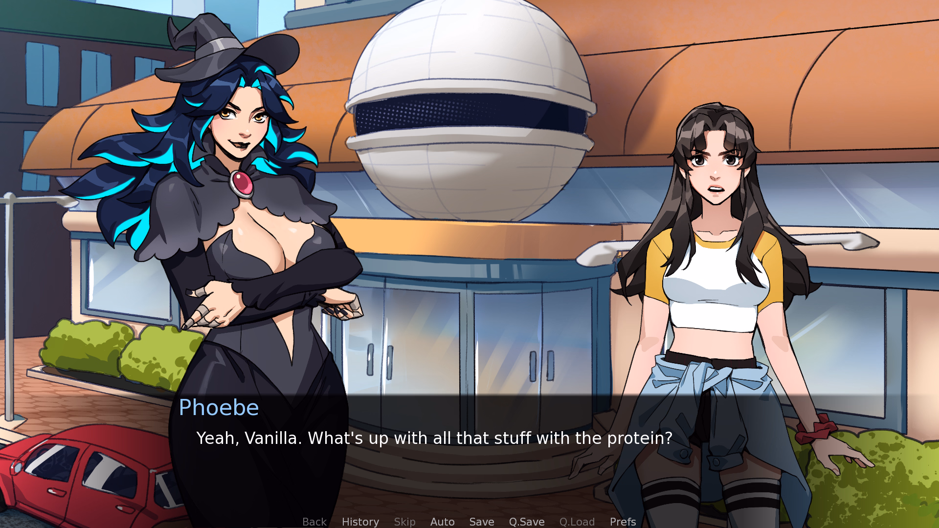 VN Ren'Py Completed Side-Quest: A Date with Phoebe! [Beta] [Cuddle Pit]