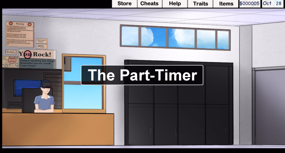 VN Ren'Py The Part Timer [v0.9.10.5] [BadSquirrelThings]