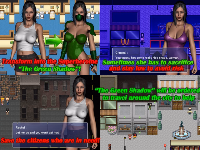 RPGM Completed Masked Superheroine : The Green Shadow Rachel [Combin Ation]