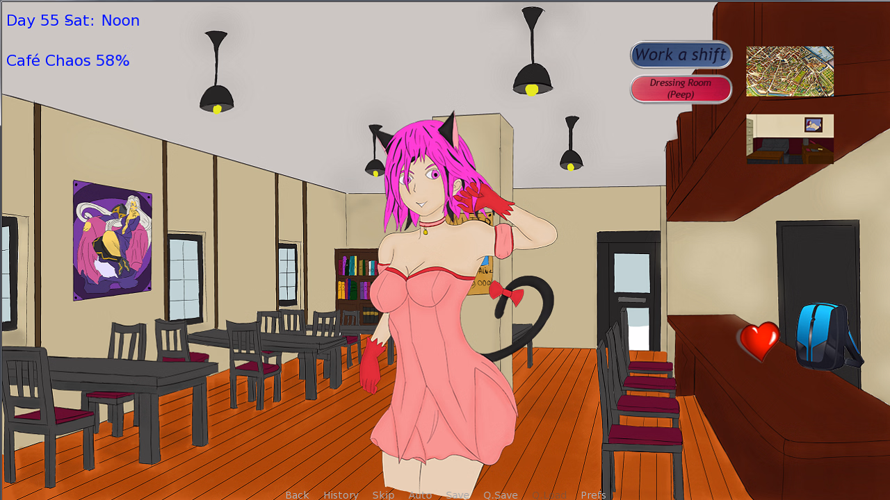 VN Ren'Py Abandoned The Sexy Cosplay Cafe [v0.30] [Novus]
