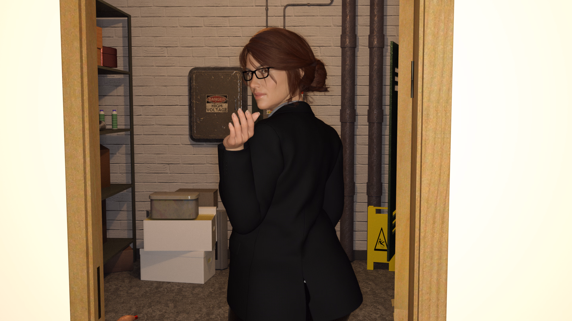 VN Ren'Py Abandoned Dorm Adventure [v0.1] [Naughty Nation]