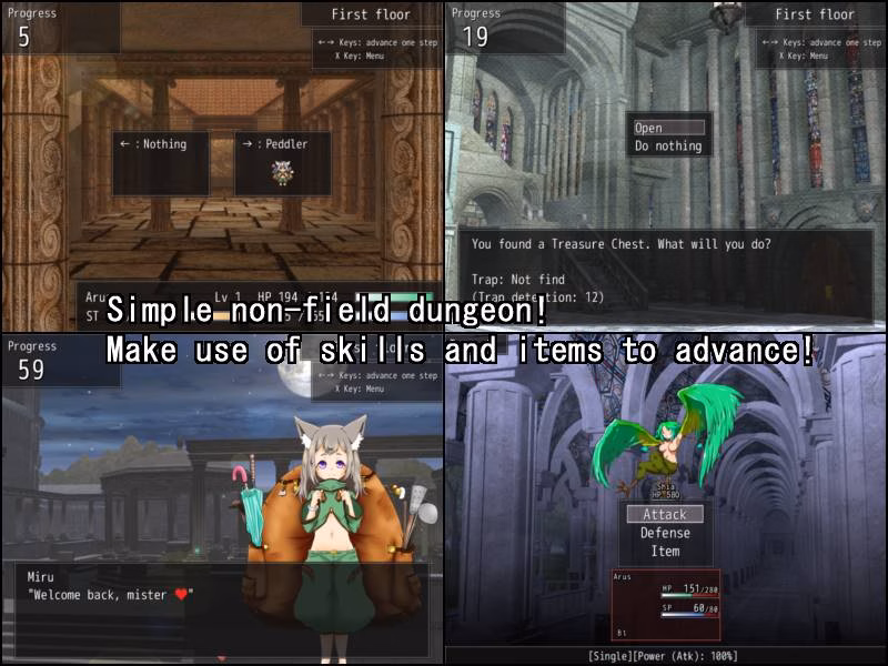 Wolf RPG Completed Drain Dungeon [v1.03] [Flamme Soft]