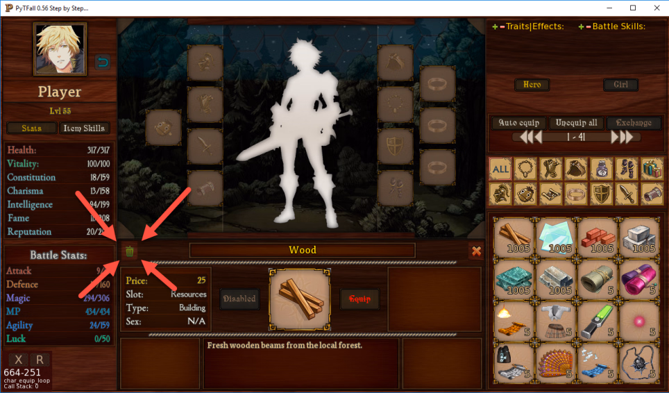Ren'Py Abandoned PyTFall [v0.72 Beta] [Xela]