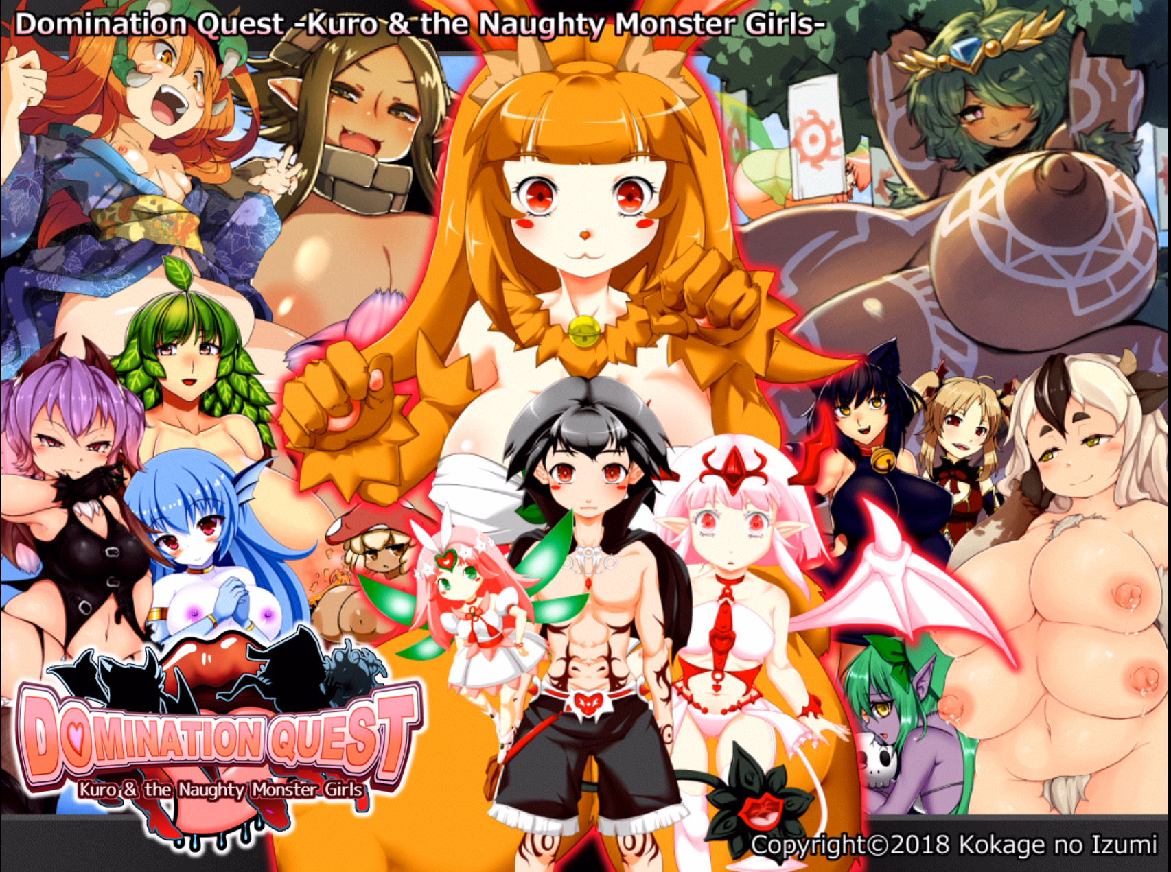 Unity Completed Domination Quest -Kuro & the Naughty Monster Girls- [P1 v1.78 P2 v2.48] [Kokage no Izumi] download
