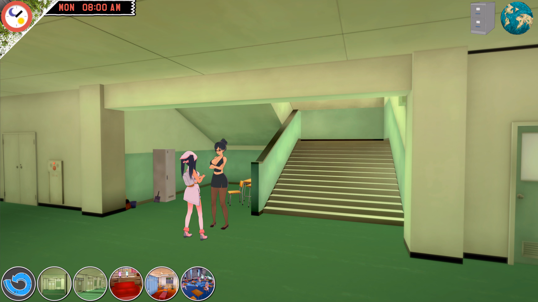 VN Ren'Py Abandoned Harem High School [v0.2.5] [SpliFF Productions]