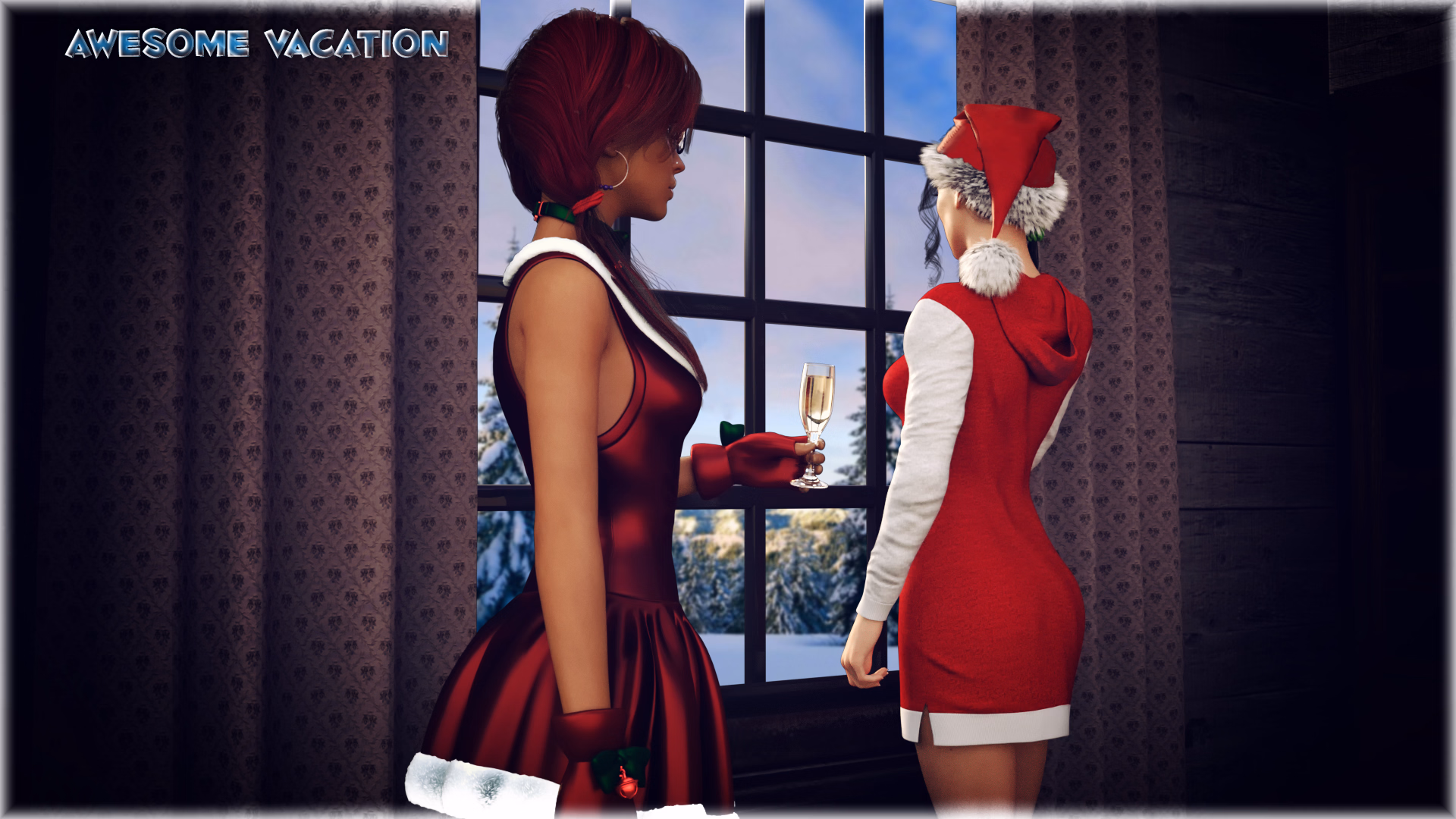 VN Ren'Py Completed Awesome Vacation: Winter Dreams [Asario] download