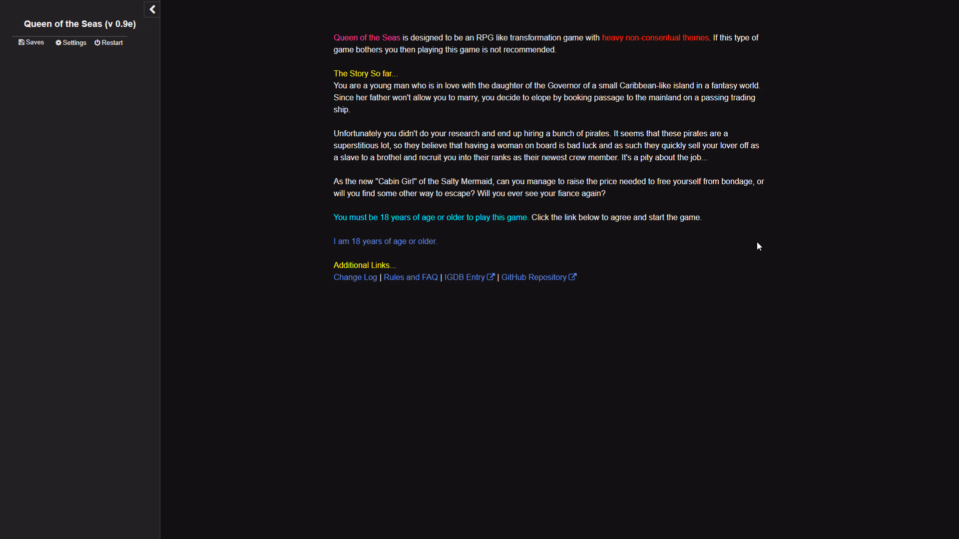 HTML Abandoned Queen of the Seas [v0.12j Exclusive] [Malhavok]