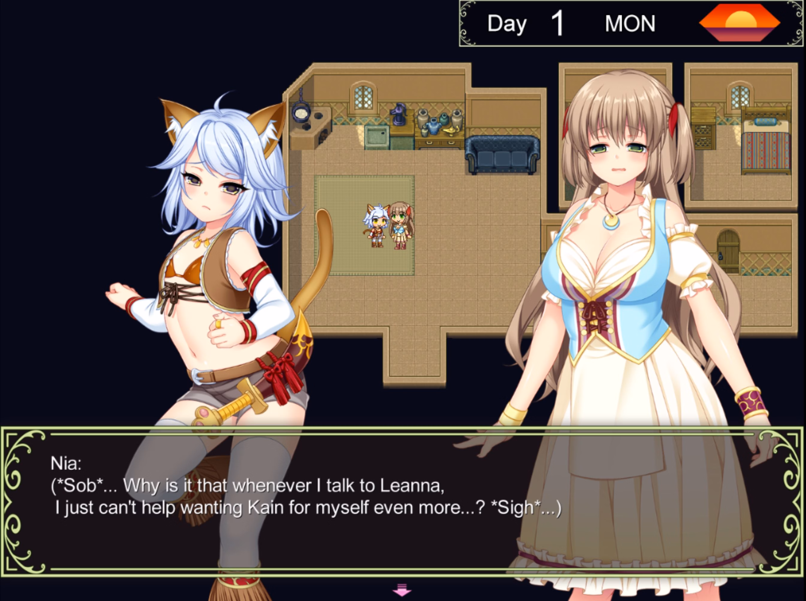 Wolf RPG Completed Leanna's Slice of Life [v1.04] [Acerola/Kagura Games]