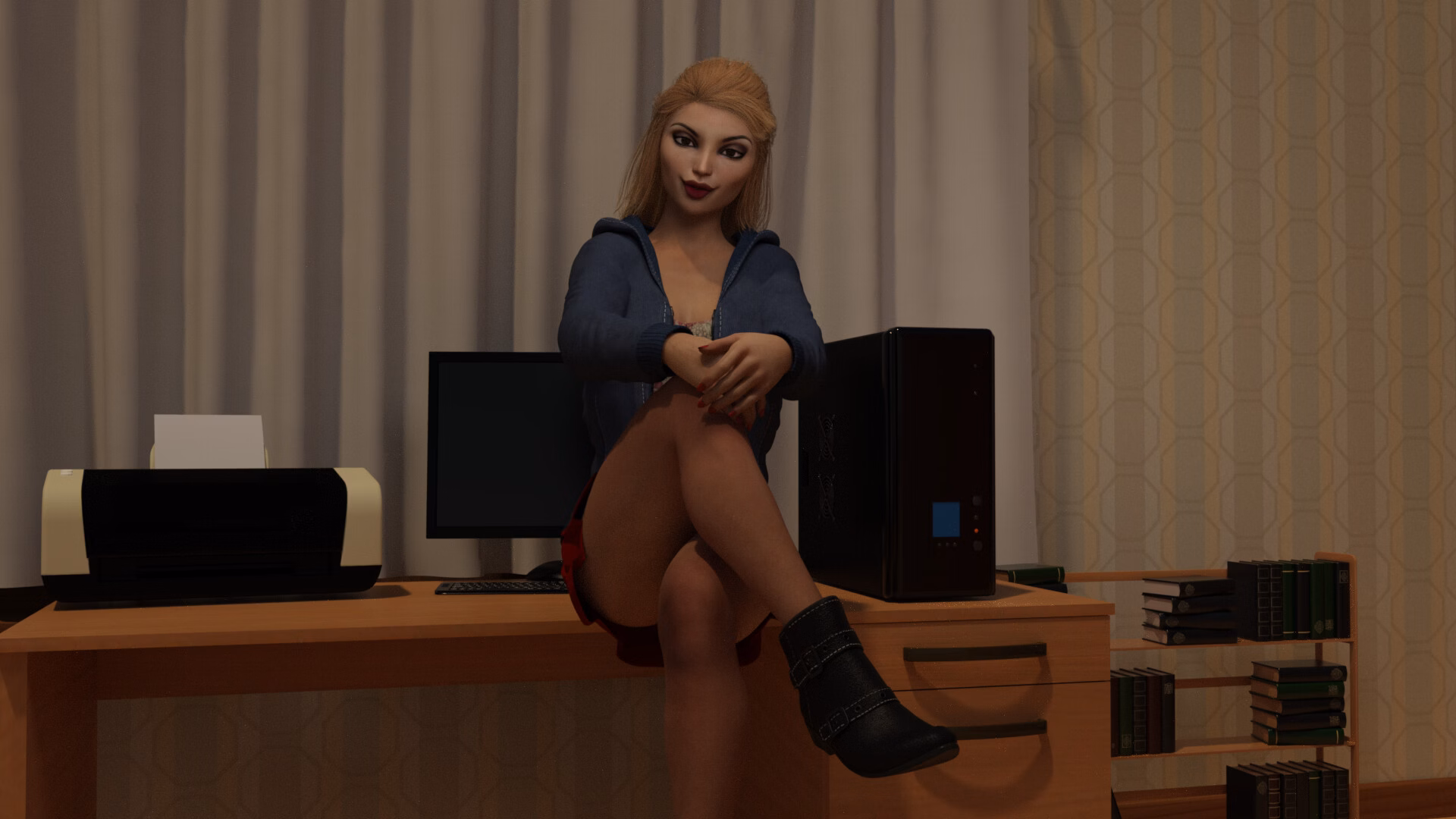 VN Ren'Py Abandoned Goodnight Kiss 2 [v1.21 Cheats] [Dirty Secret Studio]