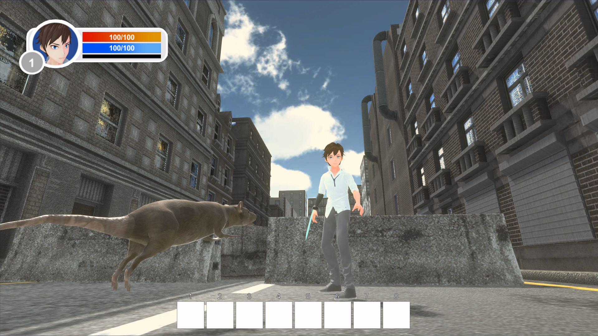 Unity Abandoned Project: Virtuality [Combat Demo] [Hakamoru]
