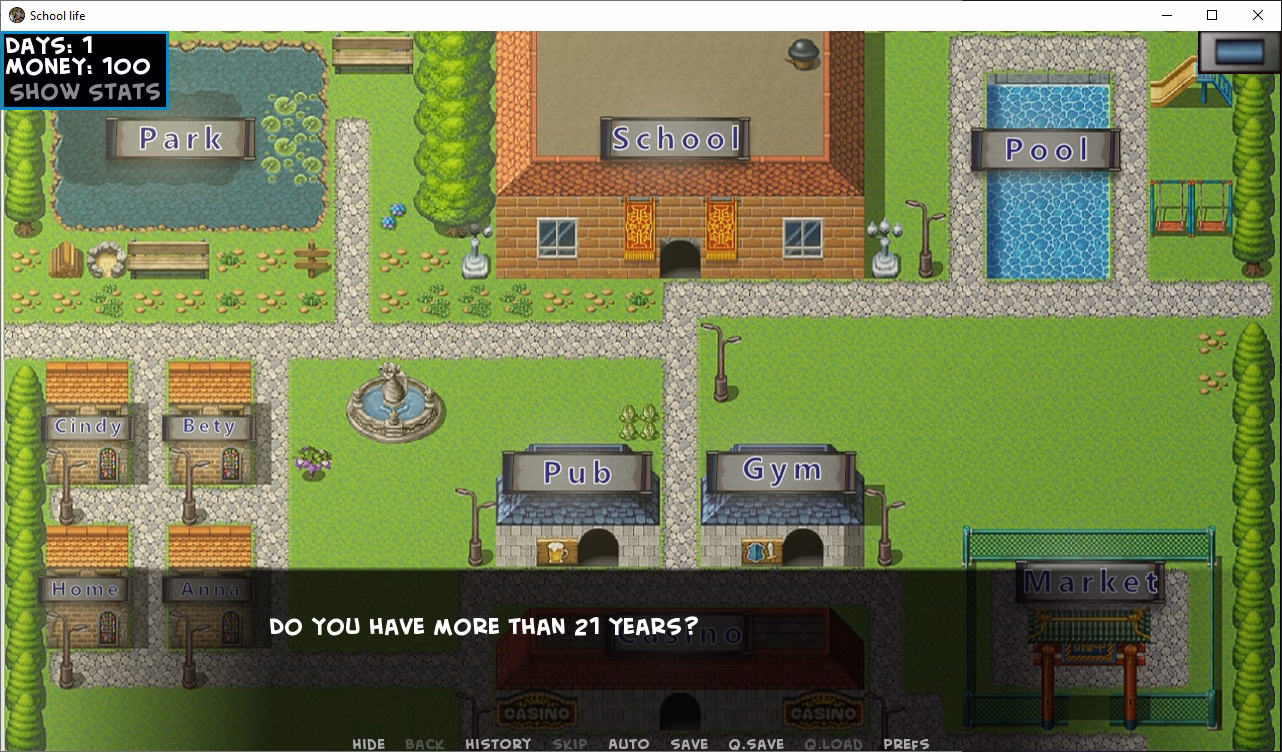 Ren'Py Completed School life [v1.0] [Kamos]