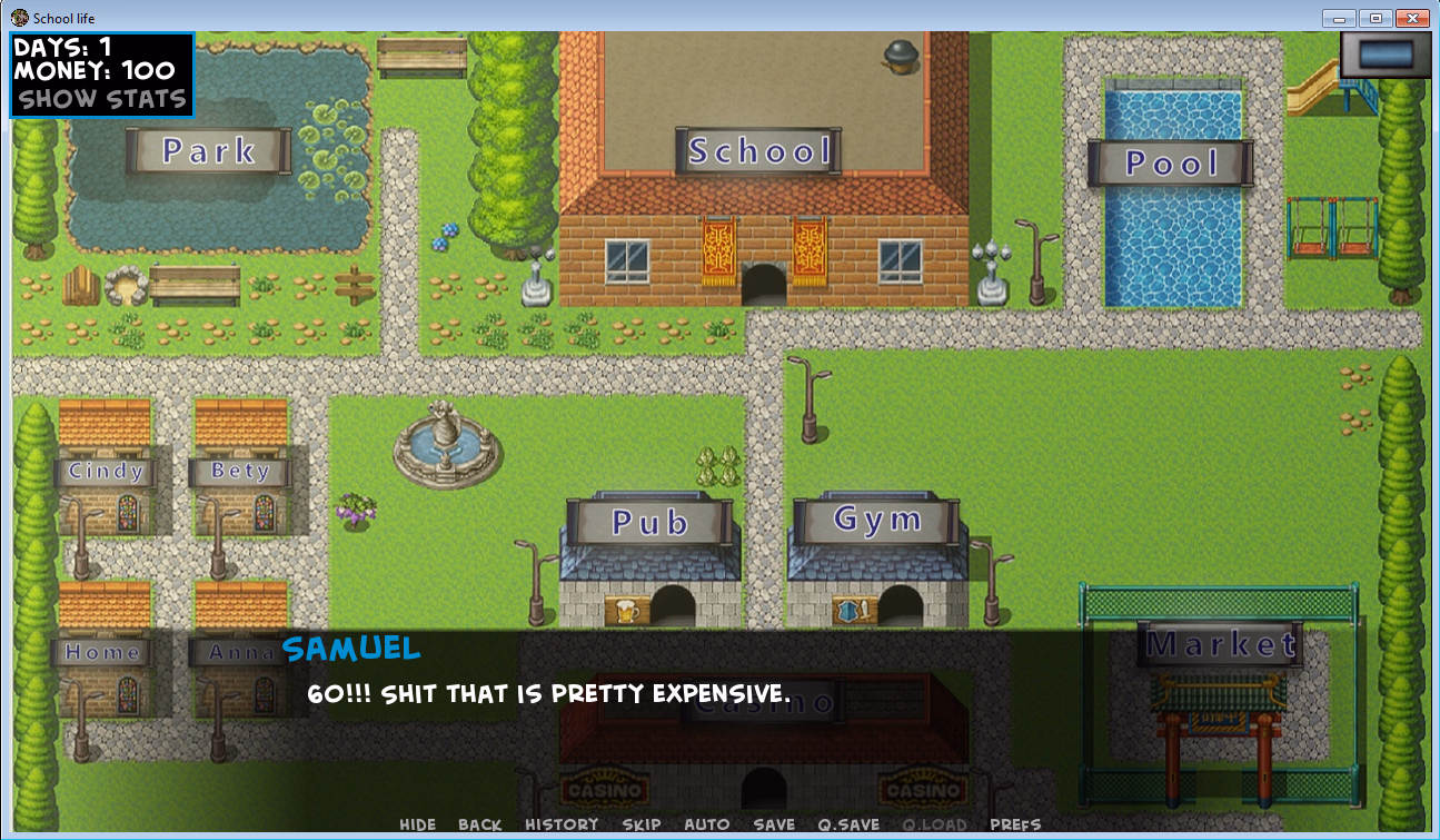 Ren'Py Completed School life [v1.0] [Kamos]