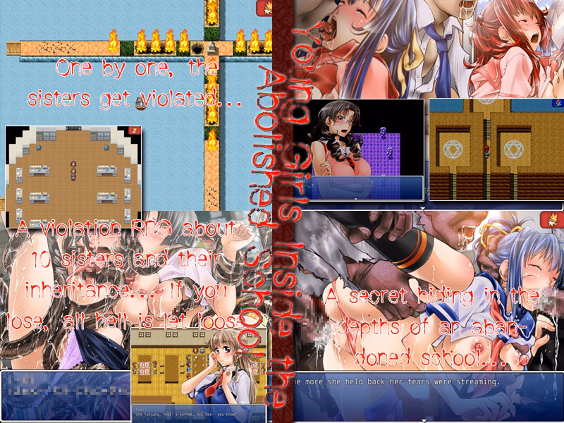 RPGM Completed Young Girls Inside the Abolished School [Full] [nagiyahonpo]