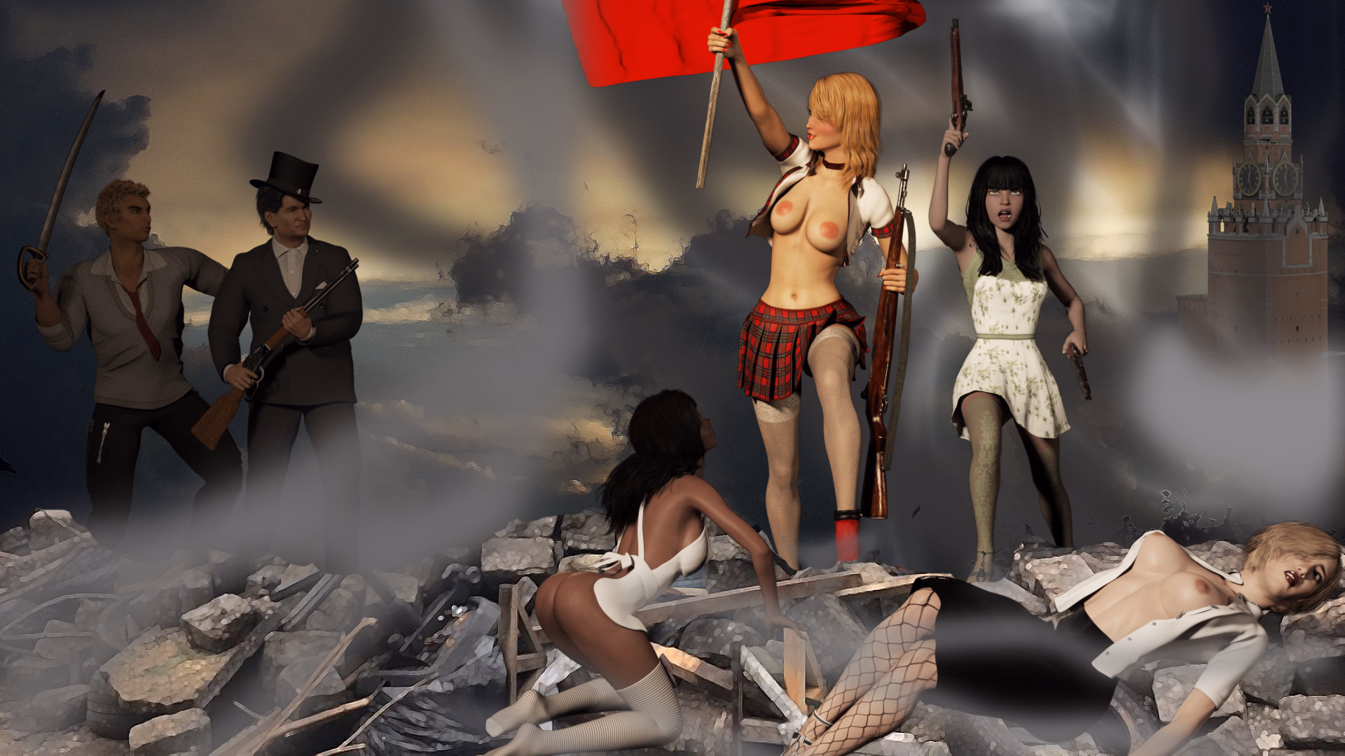 VN Ren'Py Abandoned Russian Liberty [Intro] [RussianLiberty] download