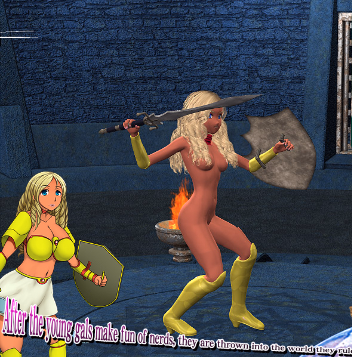 Flash Completed After the gals make fun of nerds, they are thrown into the world where they rule [Final] [Aphrodite] download