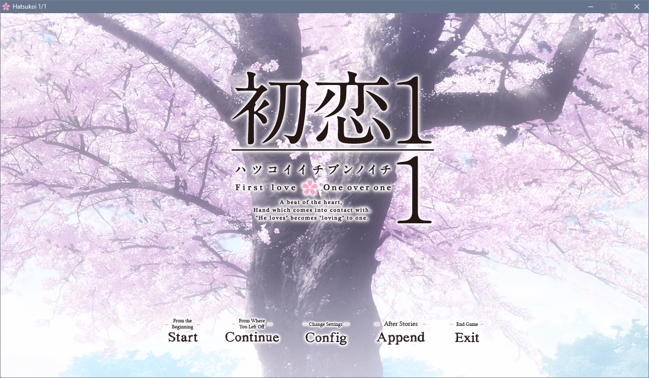 VN Others Completed Hatsukoi 1/1 [Tone Work's]