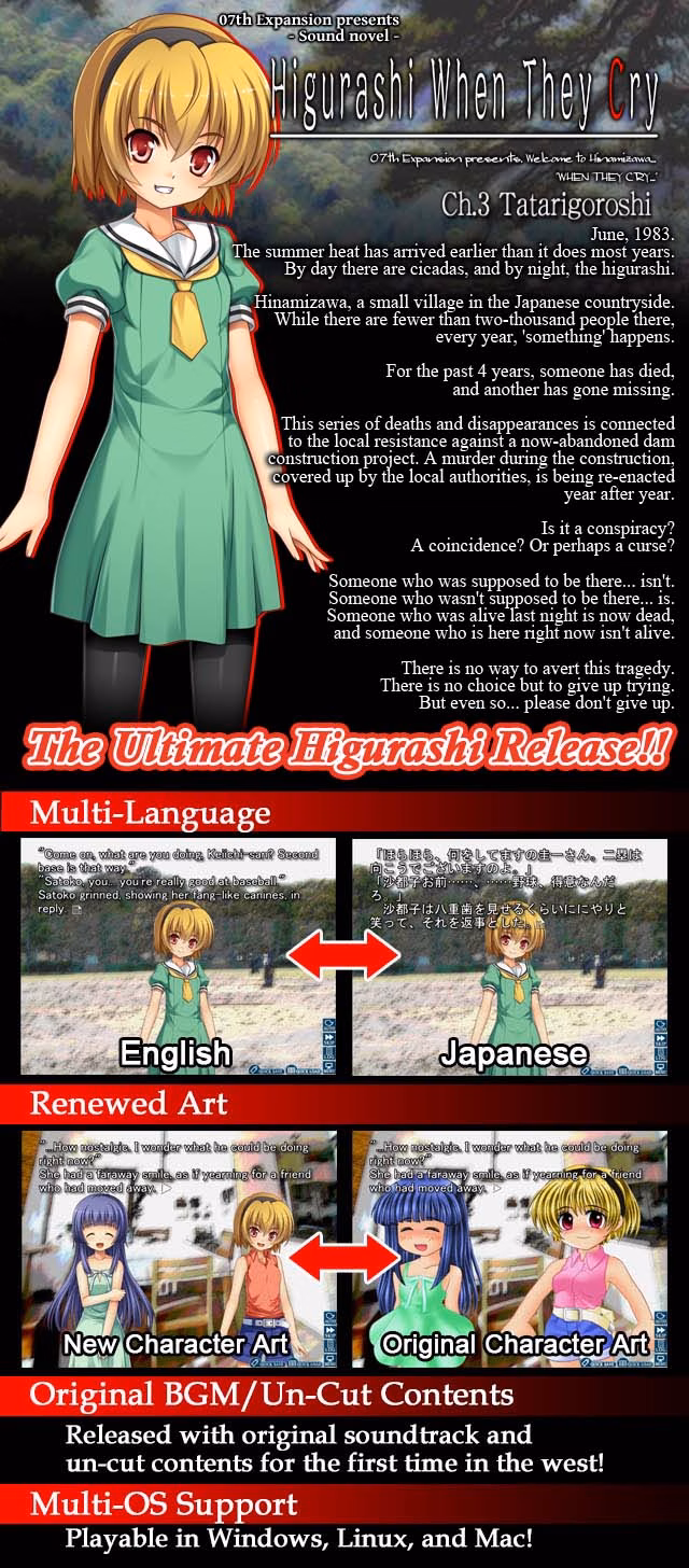 Collection VN Unity Completed Higurashi When They Cry Hou [Ch. 1-8 & Rei] [07th Expansion]