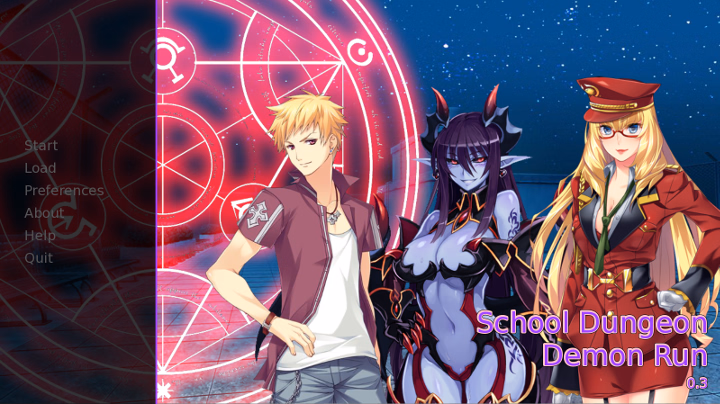 VN Ren'Py Abandoned School Dungeon - Demon Run [v1.1.2] [clef777]