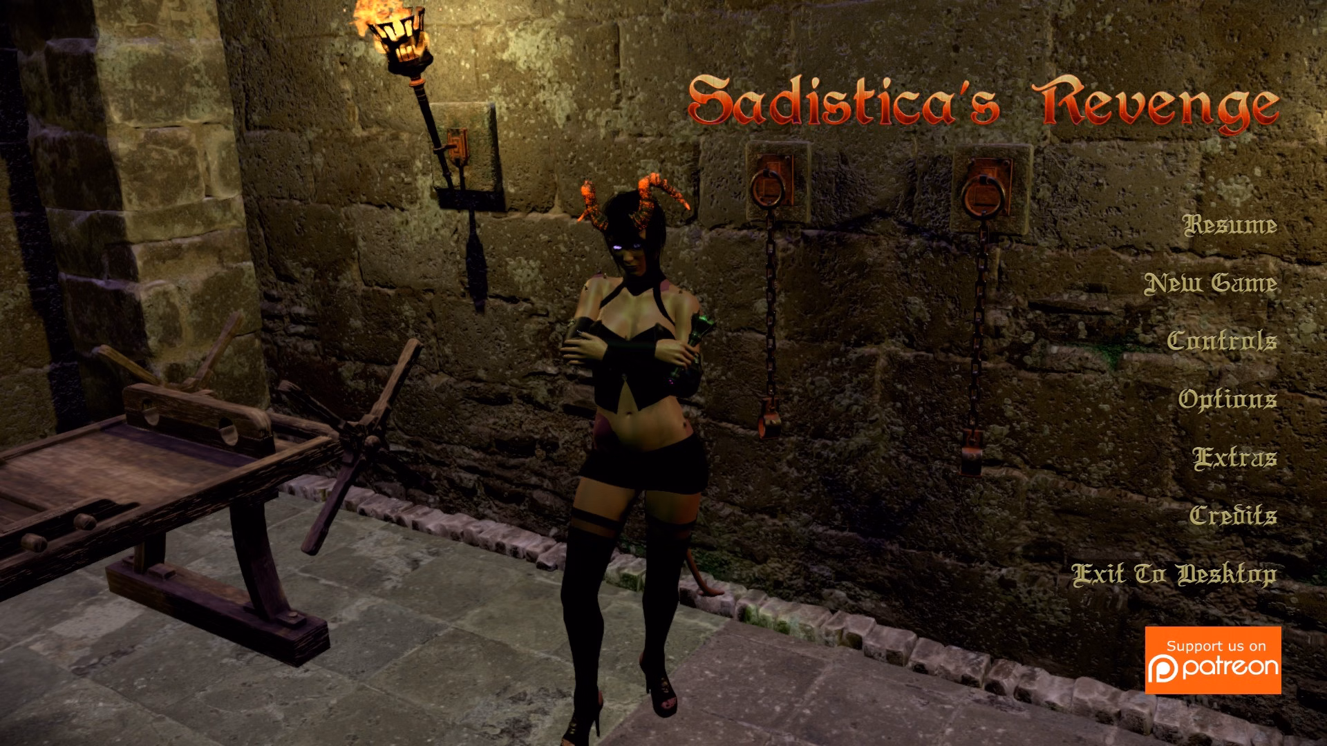 Unity Abandoned Sadistica's Revenge [v1.0.2 Fix] [KinkGamesInc]
