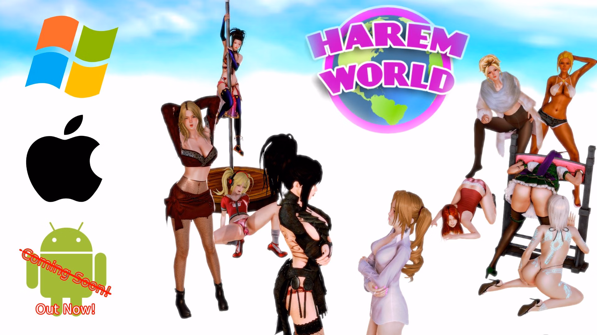 VN Ren'Py Abandoned Harem World [v0.1.0] [Keklor] download