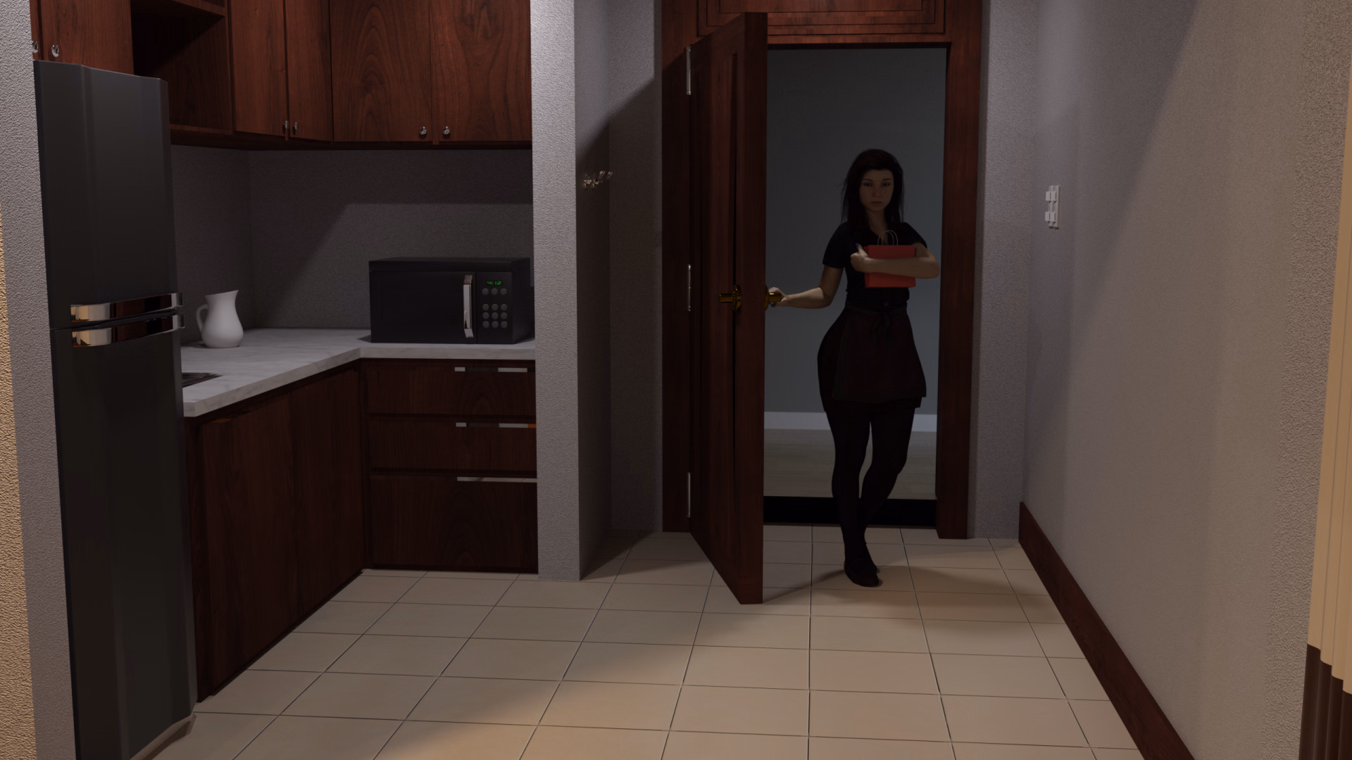 VN Ren'Py Abandoned PolyCafe [v0.1b] [2idiotgames]
